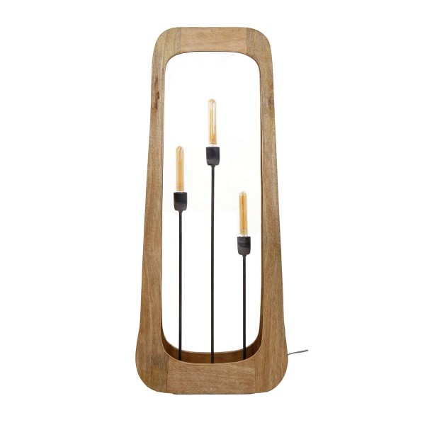 Vloerlamp in massief mangohout – Noxios