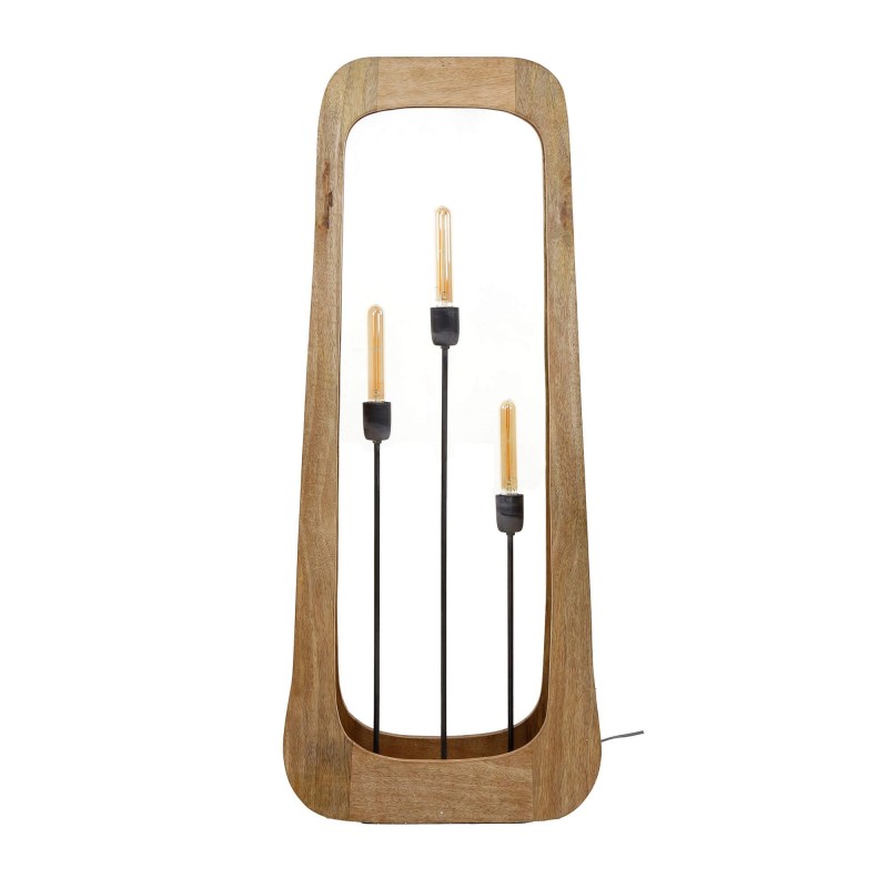 Vloerlamp in massief mangohout – Noxios