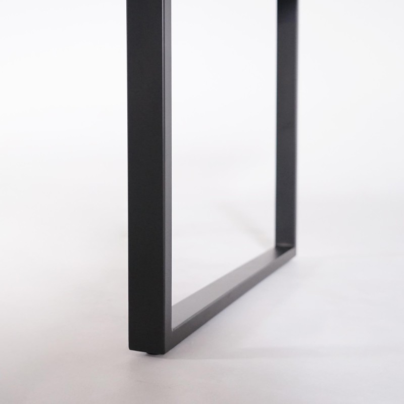 Eettafel van massief mangohout en metaal 160 cm – Kansas