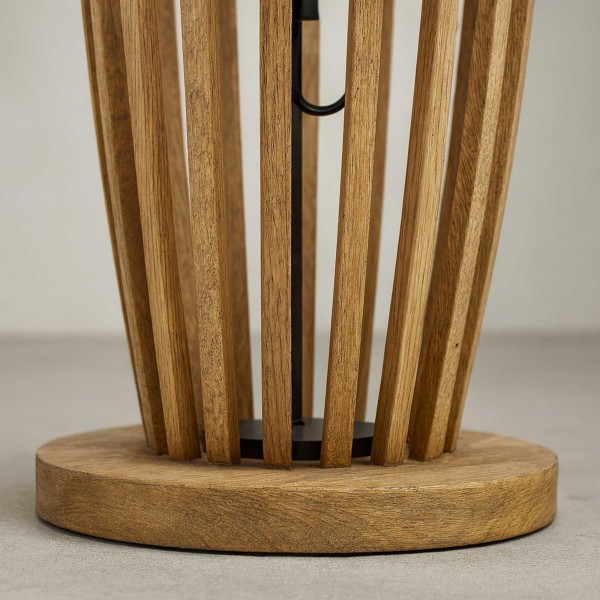 Staande lamp voor de woonkamer in massief mangohout – Arken