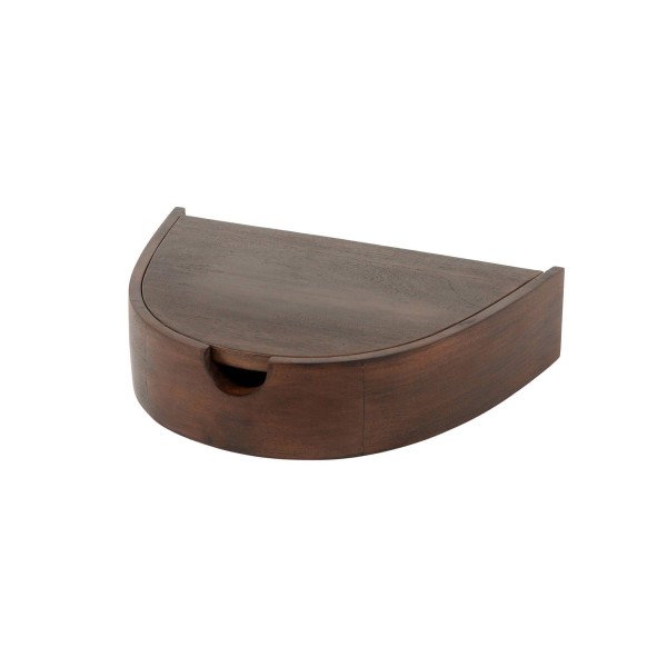 Zwevend nachtkastje in massief acaciahout (set van 2) – Nocte