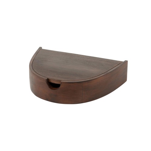 Zwevend nachtkastje in massief acaciahout (set van 2) – Nocte