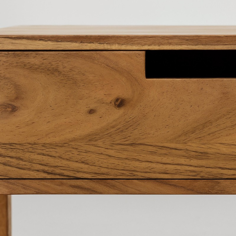 Zwevend nachtkastje in massief acaciahout – Silent