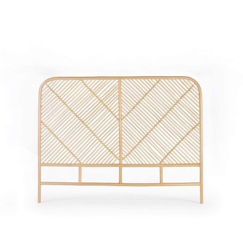 Hoofdbord 160 cm in riet (rotan) – Weava
