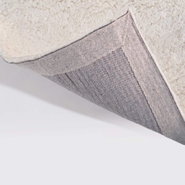 Wollen tapijt 160x230 cm, wit - Handa