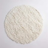 Wollen tapijt 150x150 cm, wit - Ruma