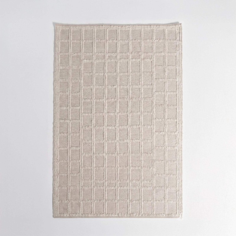 Wollen tapijt 140x200 cm, wit-beige - Silva