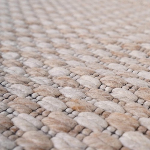 Wollen tapijt 140x200 cm, wit-beige - Orin