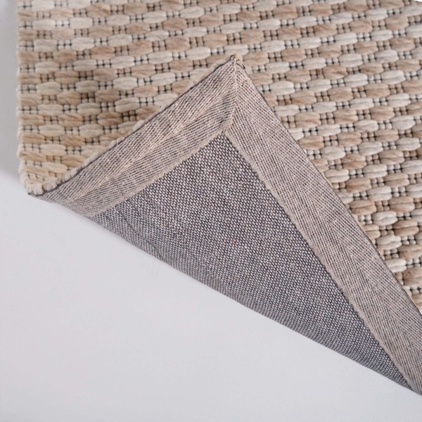 Wollen tapijt 140x200 cm, wit-beige - Orin