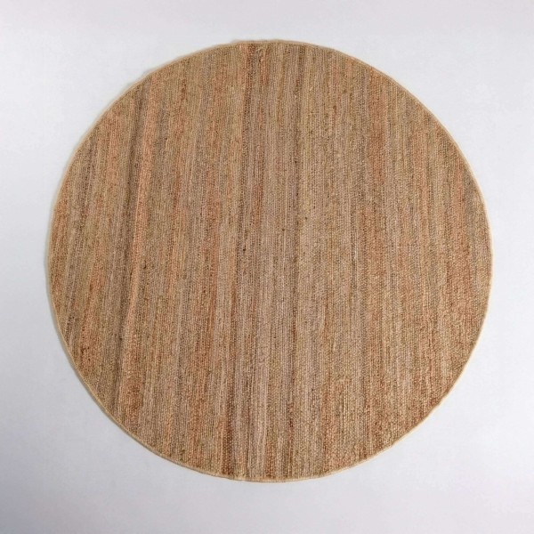 Jute tapijt 150x150 cm, wit-beige - Noa