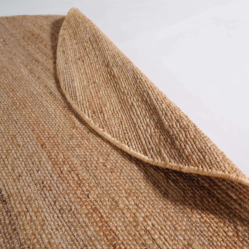 Jute tapijt 150x150 cm, wit-beige - Noa