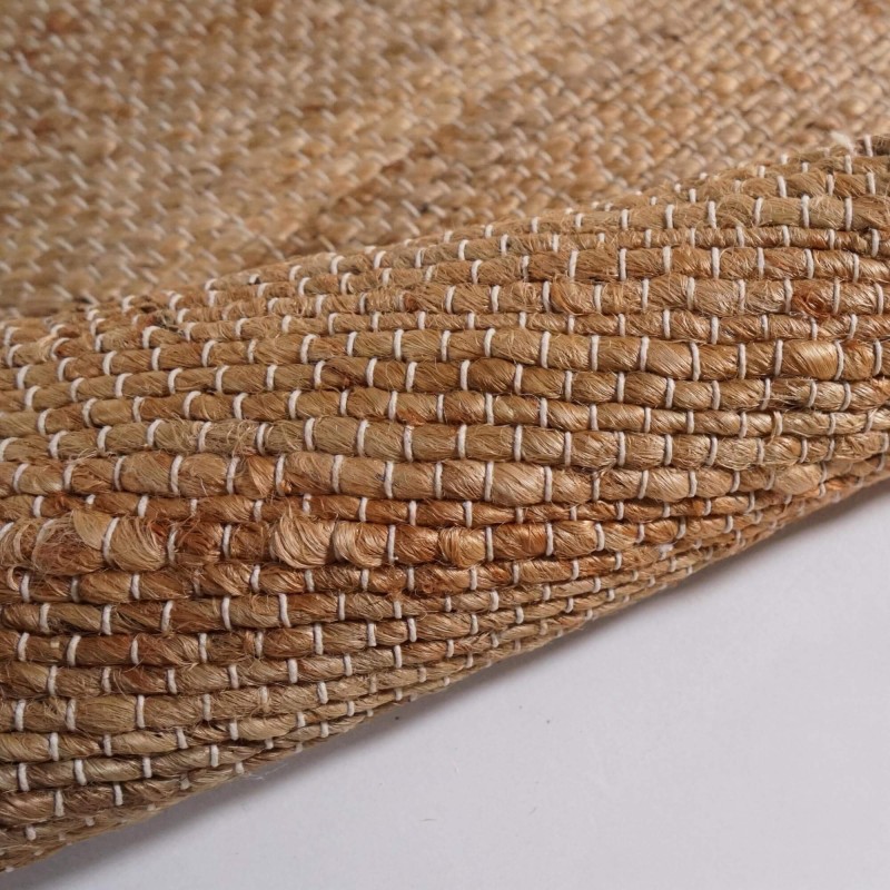 Jute tapijt 140x200 cm, wit-beige - Noa