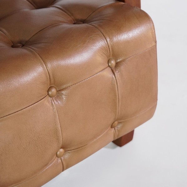 Fauteuil in echt leder – Baxter