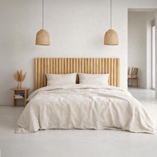 Hoofdbord van massief teakhout 180 cm - Naya