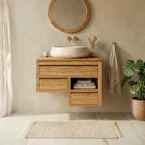 Badkamermeubel 80 cm - Wave