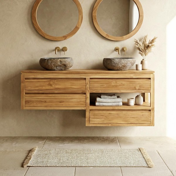 Badkamermeubel 140 cm - Wave