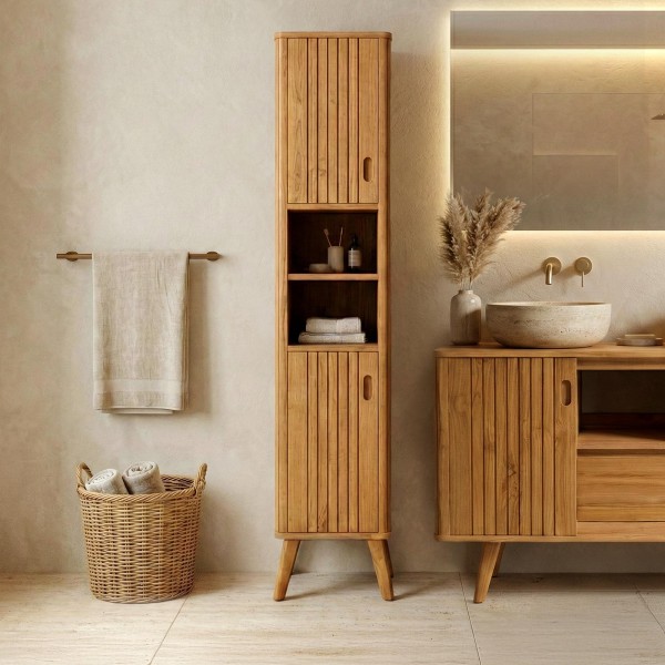 Kolom van massief teakhout - Neha