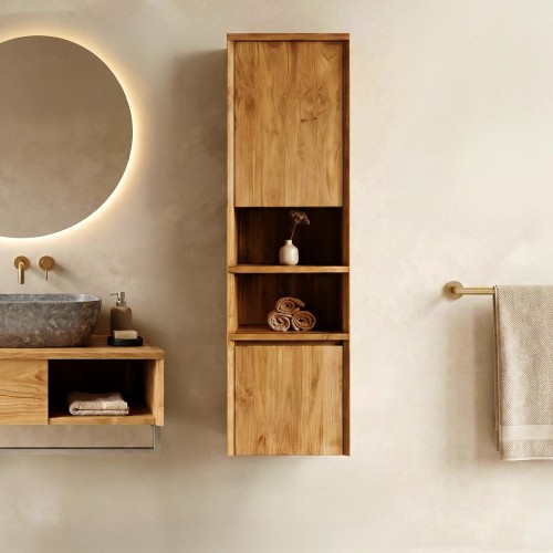 Opbergkolom voor badkamer -...