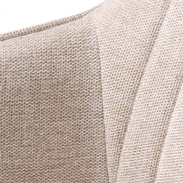 Eetkamerstoel in zandkleurige stof – Nolan Stripe