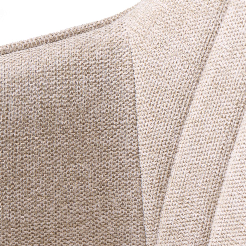 Eetkamerstoel in zandkleurige stof – Nolan Stripe