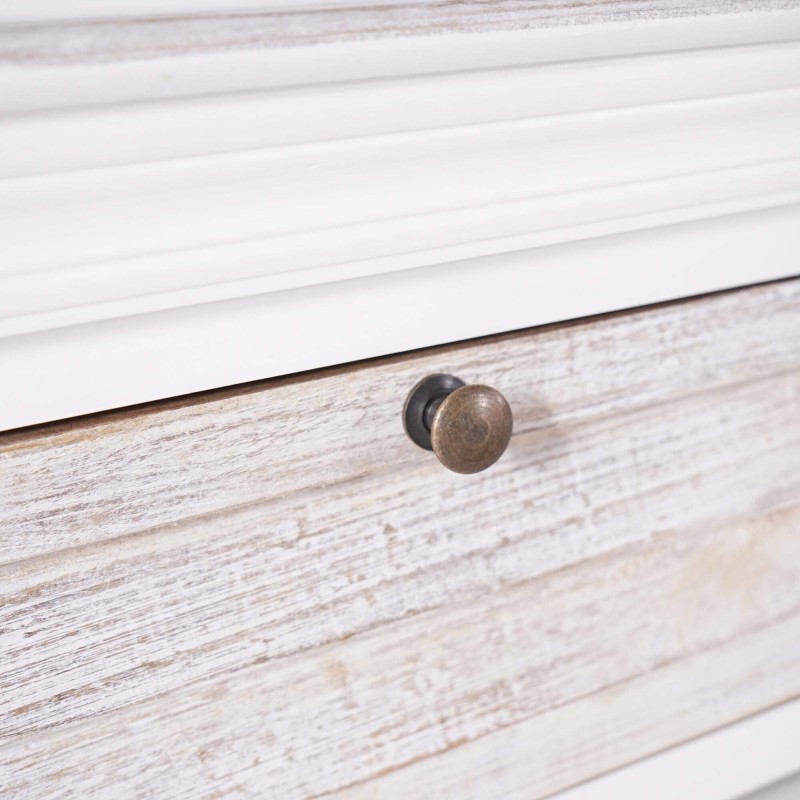 Haltafel in wit massief hout - Sea side