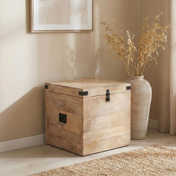 Opbergkist in natuurlijk hout - Haven