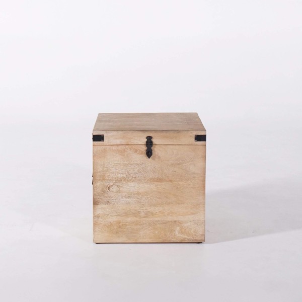 Opbergkist in natuurlijk hout - Haven