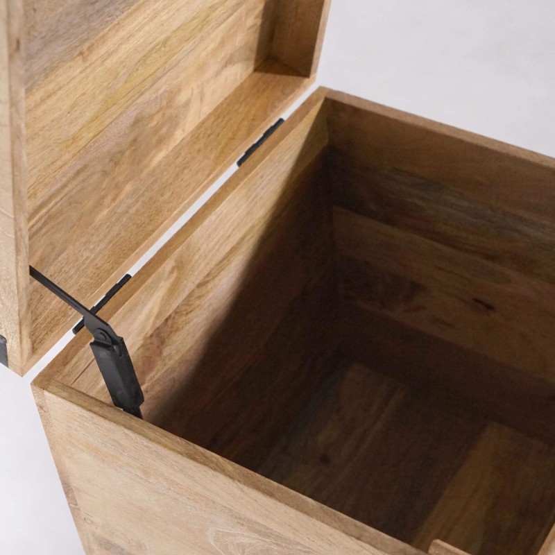 Opbergkist in natuurlijk hout - Haven