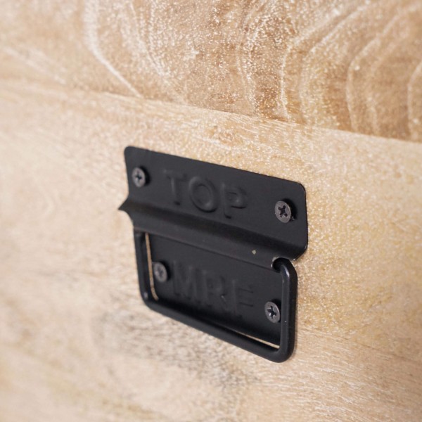 Opbergkist in natuurlijk hout - Haven