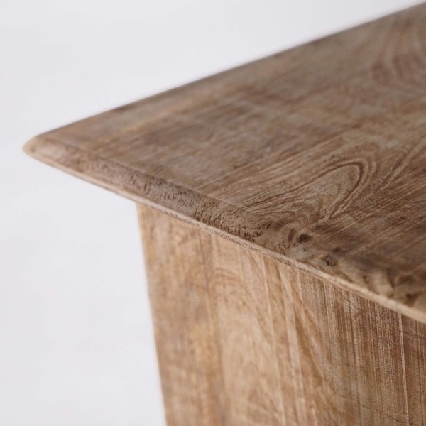 Bijzettafeltje in massief hout - Luno