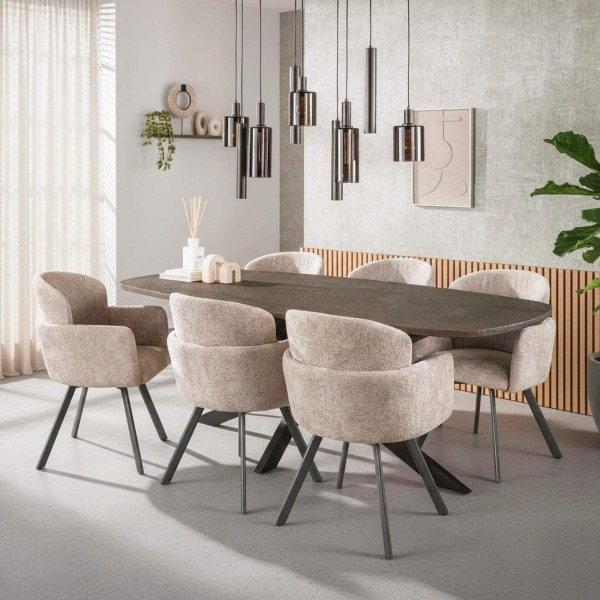 Comfortabele draaifauteuil voor de eetkamer - Navi