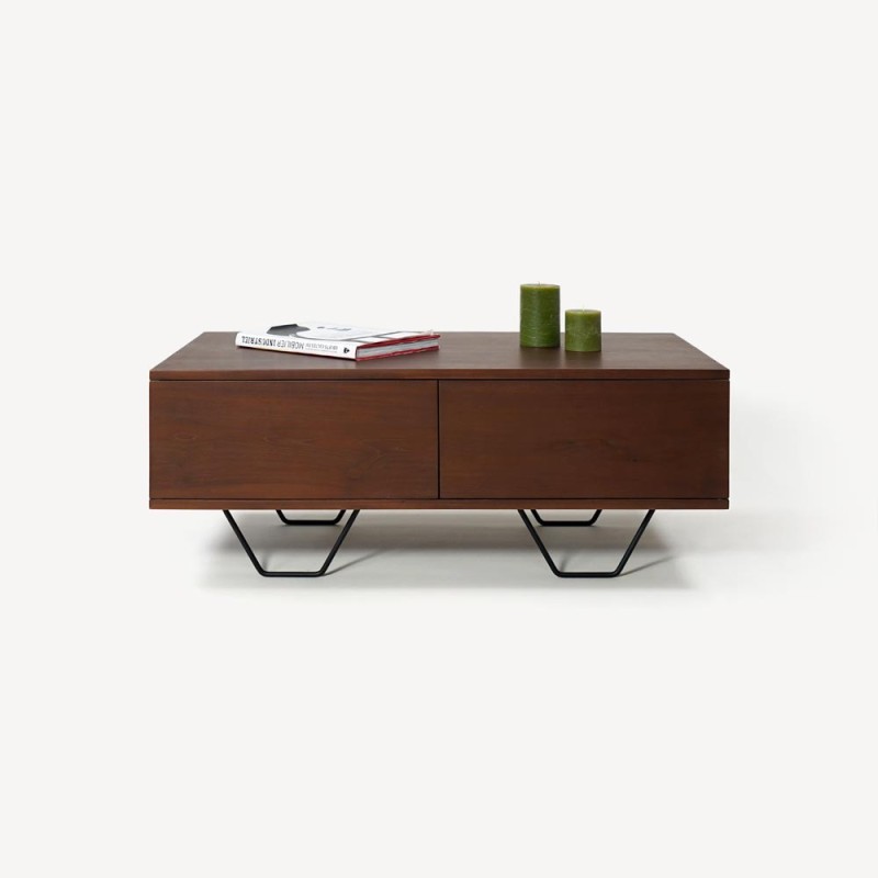 Salontafel in massief teakhout – Enya