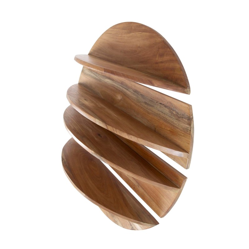 Ronde wandplank in massief hout – Koda