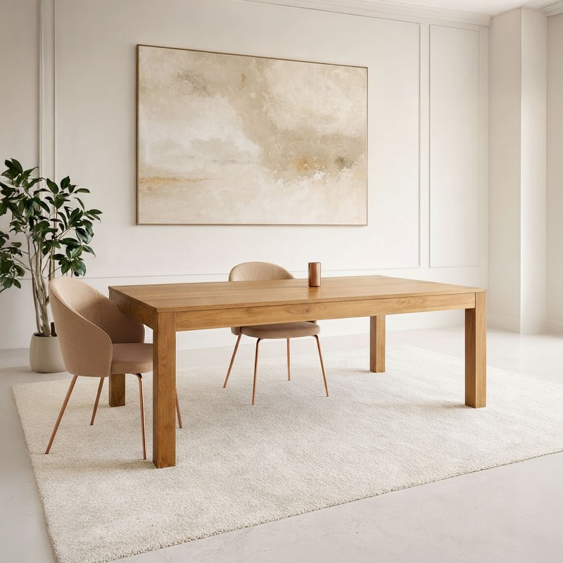 Massief teakhouten eettafel 200 cm - Ayu