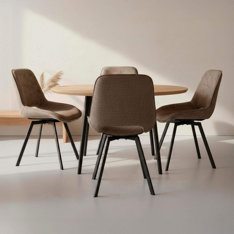 Design draaifauteuil voor de eetkamer - Dune