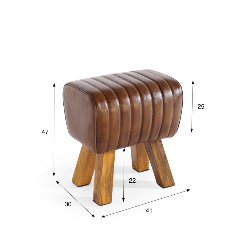 Lederen pommelpaard - You