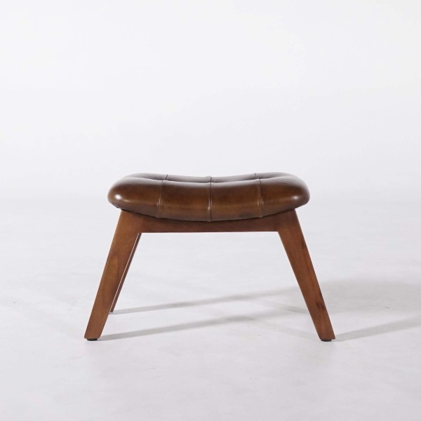 Lederen krukje - Plaza