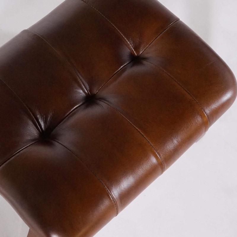 Lederen krukje - Plaza