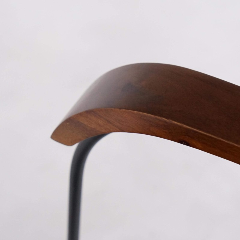 Vintage 3-zits zetel in bruin leer - Cosy