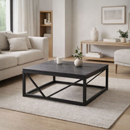 Zwart marmeren salontafel - Verona