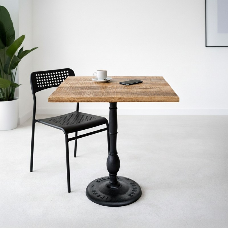 Vierkante bistrotafel 70 cm