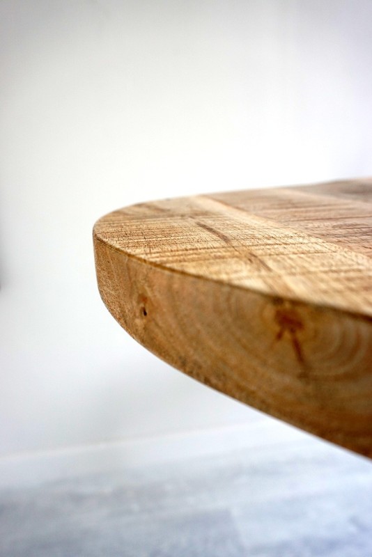 Ronde industriële bistrotafel 60 cm