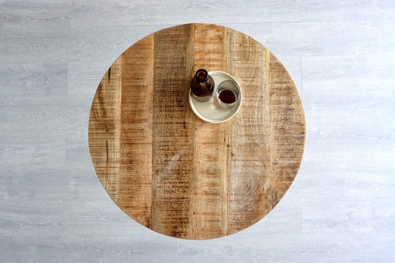 Ronde industriële bistrotafel 60 cm