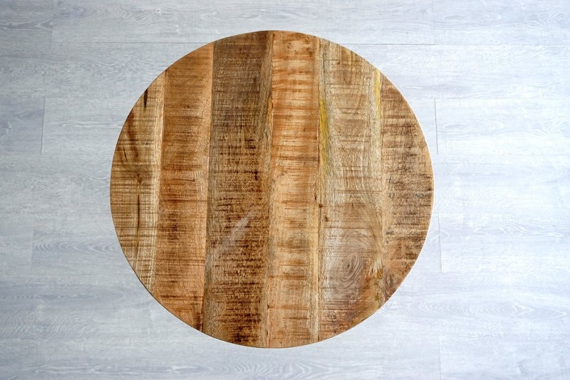 Ronde industriële bistrotafel 60 cm