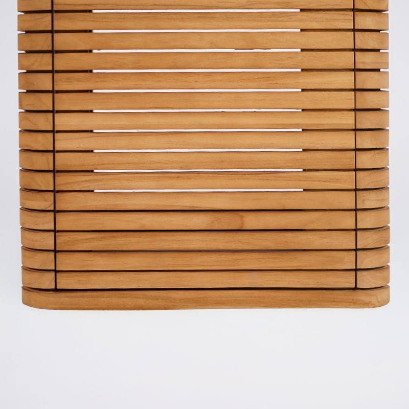 Badkamermeubel in teakhout, hangend - Lattis