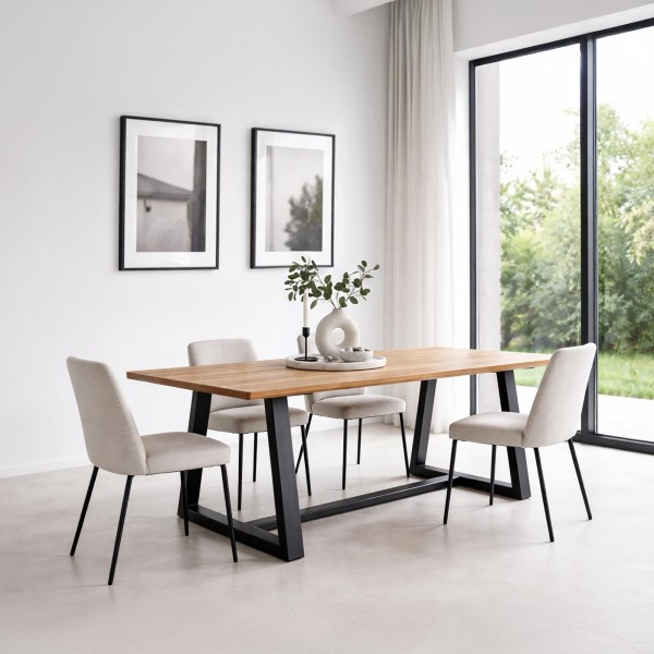 Massief houten tafel 220 cm - Aurea