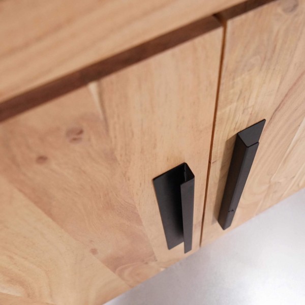 Dressoir in massief hout in industriële stijl - Liverpool