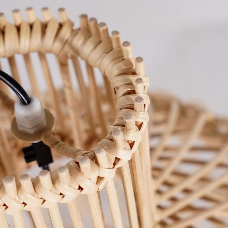 Hanglamp in naturel rotan - Sofia