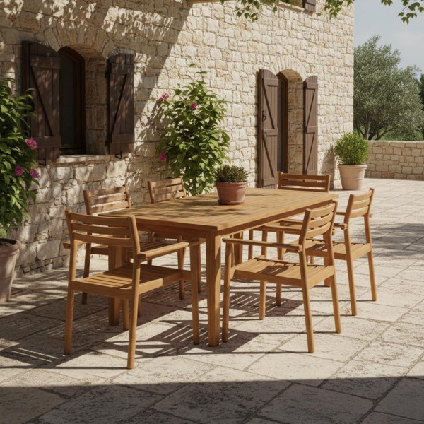 Tuinstoel van teakhout - Sento