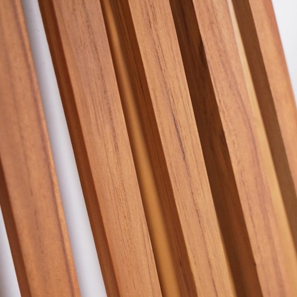 Buitenlamp van teakhout H40 cm - Nori